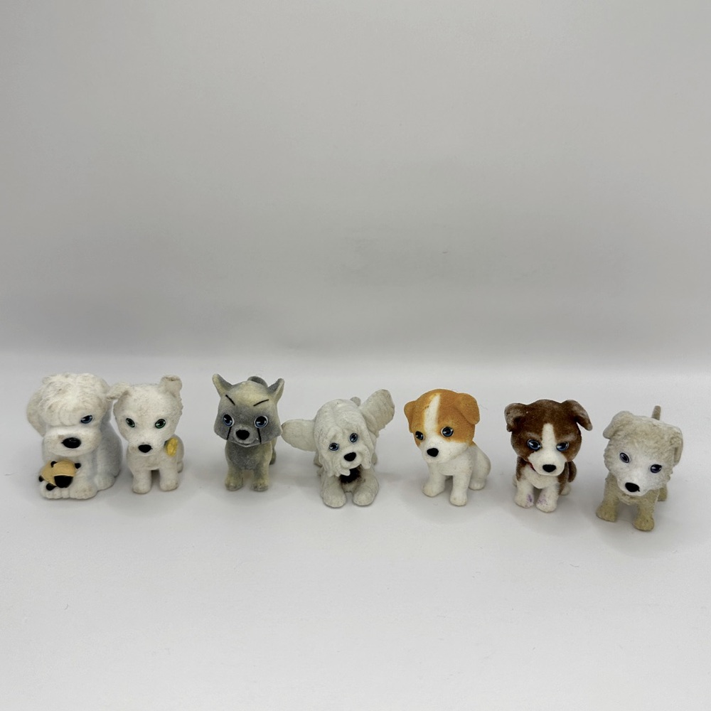 4/$25 - Puppy In My Pocket Lot of 7 Dogs‎ Puppies